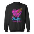 Buffy Theampire Slayer Cuore Scomposto Colorato Felpa