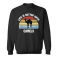Cammello Life Is Better With Camels Felpa