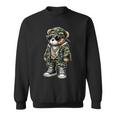 Camo Hip Hop Teddy Bear Camouflage Sweatshirt Camo Hip Hop Teddy Bear Camouflage Sweatshirt
