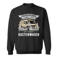 With Camper Underschatz Niemals Eine Alte Mann Mit Boxan Sweatshirt