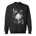 Card Ace Pique Jeu De Dés Jeu De Cartes Poker Effet Grunge Sweater e