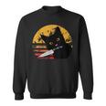 Cat What Divertente Gatto Nero Camicia Gatto Assassino Felpa