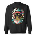 Cat Ramen Noodle Japanese Anime Kawaii Cat Sweatshirt