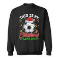 This Is My Christmas Pajama Soccer Santa Hat Xmas Pjs Sweatshirt