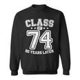 Class 74 50Th High School Alumni 50 Yrs 1974 College Reunion Sweatshirt