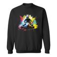 Cool Kart In Colorato Splash Per Gli Amanti Dei Go Kart Felpa