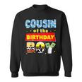 Cousin Of The Birthday Boy Cowboy Family Party Decorations Sweatshirt