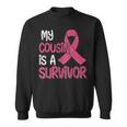 My Cousin Is A Survivor Breast Cancer Support Squad Sweatshirt