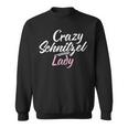 Crazy Schnitzel Lady German Schnitzel Sweatshirt