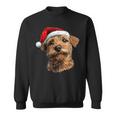 Cute Norfolk Terrier Christmas Print Sweatshirt