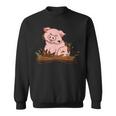 Cute Pig Farm Farming Pig Sweatshirt