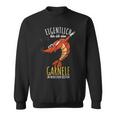 Dabbing Garnelen Kostüm Meerestier Garnele Sweatshirt