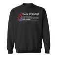 Data Scientist Data Science Divertente Definizione Regalo Felpa