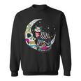 Dia De Los Muertos Cat Moon Sweatshirt