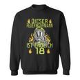 Dieser Feuerwehrmann Ist Endlich 18 Sweatshirt