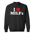 Divertente Amo Milfs I Cuore Milfs Felpa