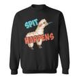 Divertente Sputo Carino Lama Alpaca Animale Pun Happens Regalo Amante Felpa