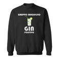 Donna Gin Tonic Alcol Dicendo Gruppo Sanguigno Gin Positivo Con Collo A Felpa