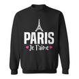 Donna Paris Je T'aime J'aime Paris Tour France Con Collo A Felpa