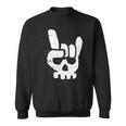 Donna Skull Rock Hands Grunge Punk Music Con Collo A Felpa