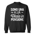 Donna Sono Unaipecia In Pensione Pensionata Pensionamento Con Collo A Felpa