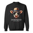 Dorfkind Und Stolz Drauf Traktor Bauern & Landwirt Cow Sweatshirt