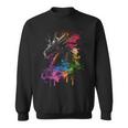 Dragon Fire Spit Wild Animal Dragon Fan Sweatshirt