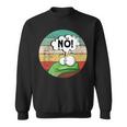 Before Du Fragst Nein Nöintage Frog Sweatshirt