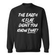 The Earth Is Flat Didn't You Know That Felpa