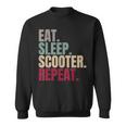 Eat Sleep Scooter Repeat Sweatshirt