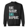 Eat Sleep Ski Repeat Sweatshirt