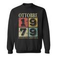 Edizione Limitata 1979 Ottobre Anni 45 Compleanno Uomo 1979 Felpa