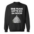 Ein Frage Hätte Ich Da Noch Aluminium Hut Sayings Sweatshirt