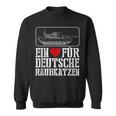 Ein Herz Für Deutsche Rraukwaren Tank Driver Military Sweatshirt