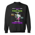 Einhorn Lustiger Witzger Frech Spruch Sprüche Sweatshirt