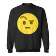 Emoticon Faccia Con Sopracciglio Alzato Espressione Facciale Emote Felpa