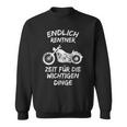 Endlich Rentner Motorcycle Sweatshirt