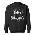 Estoy Embarazada Estoy Embarazada Anuncio De Embarazo Español Camisa de entrenamiento