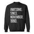 Fantastica Idea Di Compleanno Dal Novembre 1990 Felpa