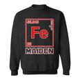 Fe Maiden Iron Parody On Iron Elements Fe Sweatshirt