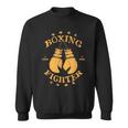 Fighter Boxing Guanti Intage Boxe Camicia Felpa