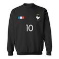 Francia Calcio Numero 10 Uniforme Jersey Uomo Donna Francia Felpa