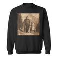 Bigfoot Photo Vintage Hiking Sasquatch Bigfoot Fans Sweatshirt