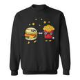 Burger And Pommes Friends Cheeseburger Hamburger Sweatshirt