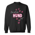 Dog Die Mit Dem Hund Geht Sweatshirt