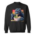 Kaiju Eating Ramen Japanese Monster Lover Birthday Sweatshirt
