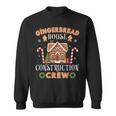 Gingerbread House Construction Crew Christmas Sweatshirt