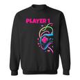Giocatore 1 Look Da Partner Di San Love Controller Di Felpa