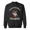 Giorno Trading Professionale Trader Mercato Azionario Bull Felpa