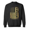 Golden Color Usa Flag Trump President Inauguration Day 2025 Sweatshirt